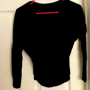 Black lightweight sweater NWOT size small